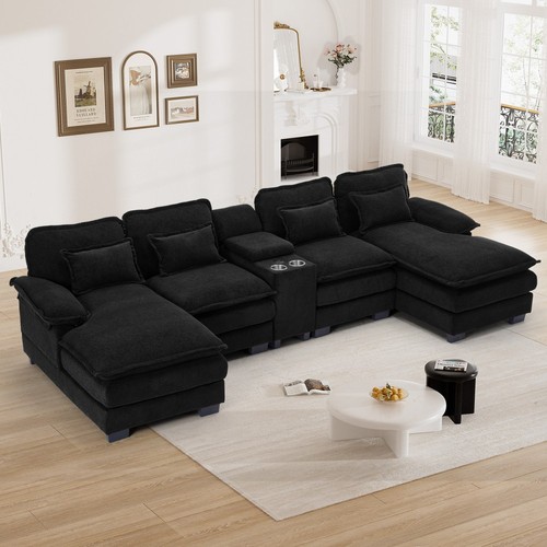 Modern 133 shaped - 133", sectional